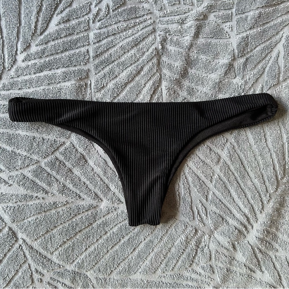Rusty Ribbed Bikini Bottoms